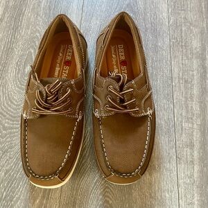Deer Stags Men's Tan Boat Shoes